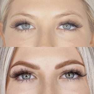 Nano hairstroke and powder brows in Boca Raton