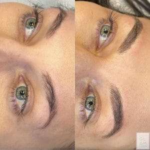Nano hairstroke brows in Boca Raton