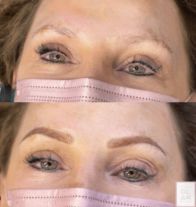 Nano hairstroke brows in Boca Raton