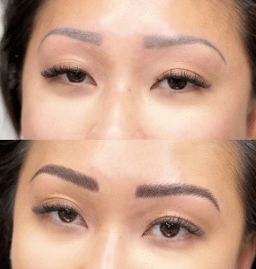 Nano hairstroke brows in Boca Raton