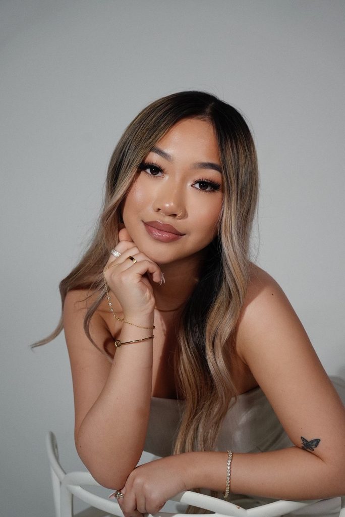 Demi Vo, licensed esthetician and certified lash and brow artist providing personalised skincare and beauty treatments at Beauty Glam Studio.